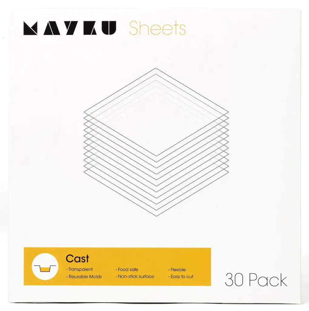Mayku FormBox CastClear Sheets (30 Pack)