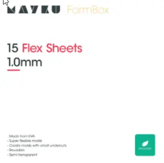 [9181] Mayku FormBox Flex Sheets 1.0mm ( 15 pack )